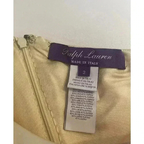 Ralph Lauren Collection Purple Label Gown Jumpsuit Runway Maxi Dress runway XS S - Picture 14 of 15